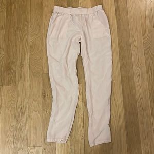 Joie silk blush pink pants size XS